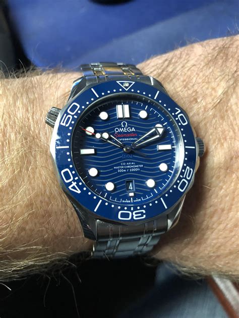 omega seamaster blue|omega seamaster blue band.